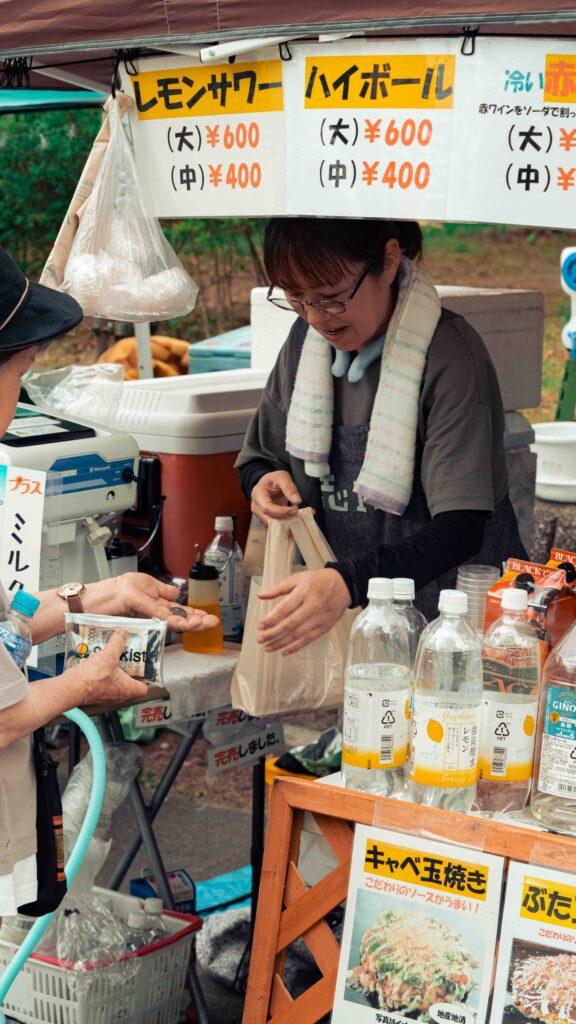 盛岡松園祭りお酒ビール