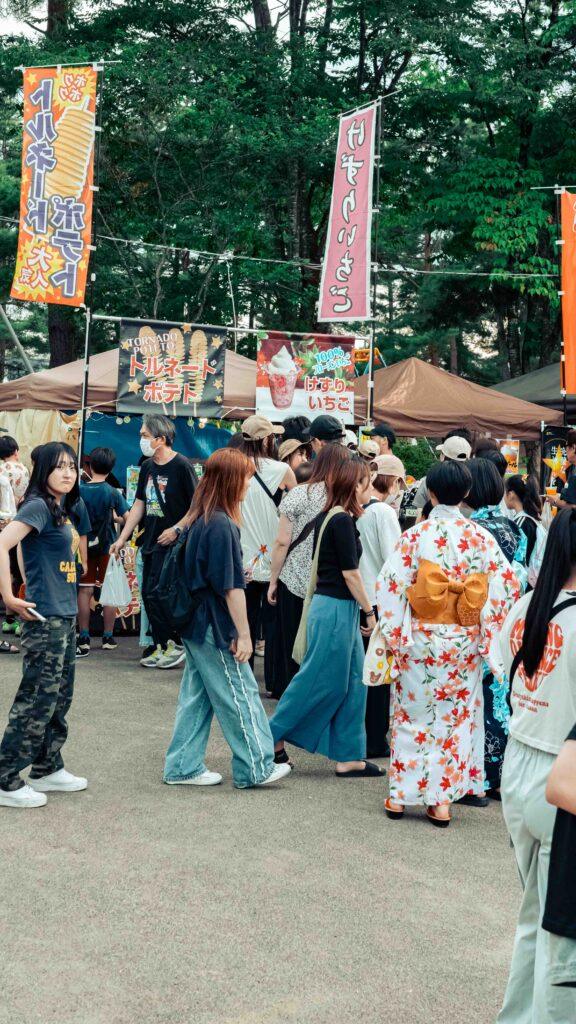 盛岡松園祭りトルネードポテト
