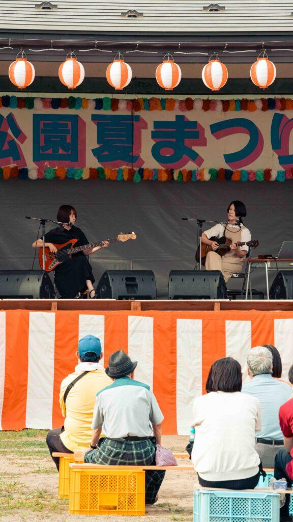2025盛岡松園祭り子ギター演奏